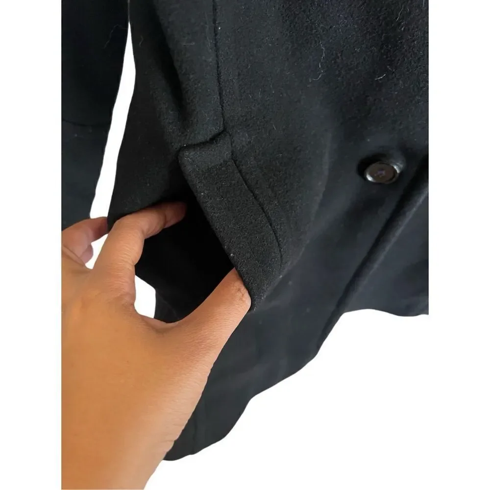 Marvin Richards wool cashmere blend coat sz M